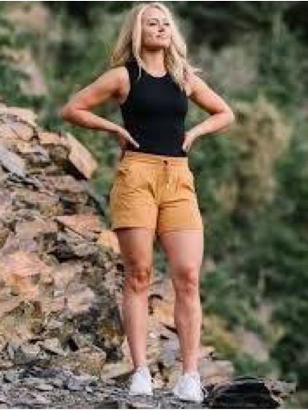 ZYIA Women's Active Canyon Athletic Shorts